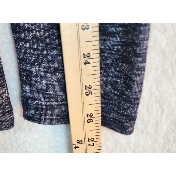 GH Bass & Co Women's XXL Cross Over Zip Front Sweater Jacket Heather Blue - Picture 4 of 13